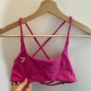 Pink Sports Bra Tagged Size